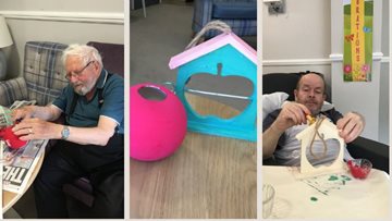 Arts and Crafts with Eastbourne Residents
